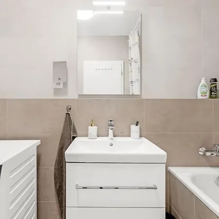 Shiny With Balcony & Private Parking Apartment